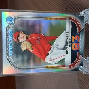 2021 - Reid Detmers - Bowman Scouts Top 100 - Chrome